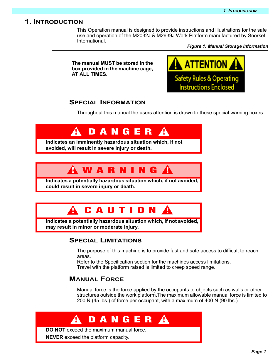 Snorkel M2032J User Manual | Page 7 / 84