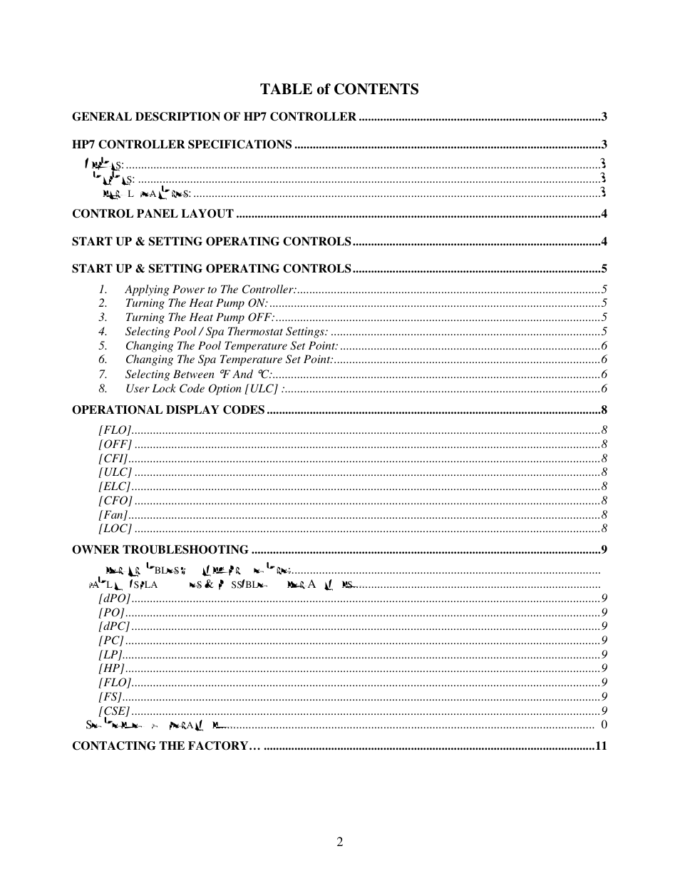 Aquacal H 100 User Manual | Page 26 / 36