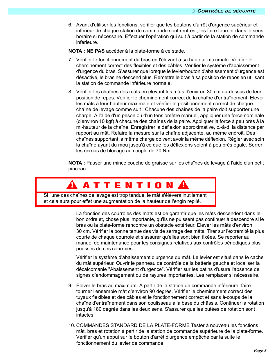 Snorkel MB20N-sn132+ User Manual | Page 63 / 132