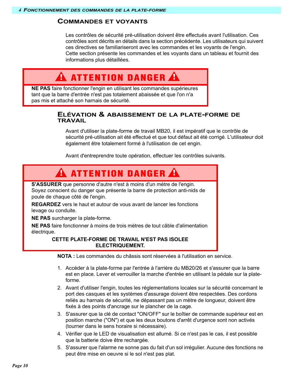 Snorkel MB20N-sn132+ User Manual | Page 68 / 132