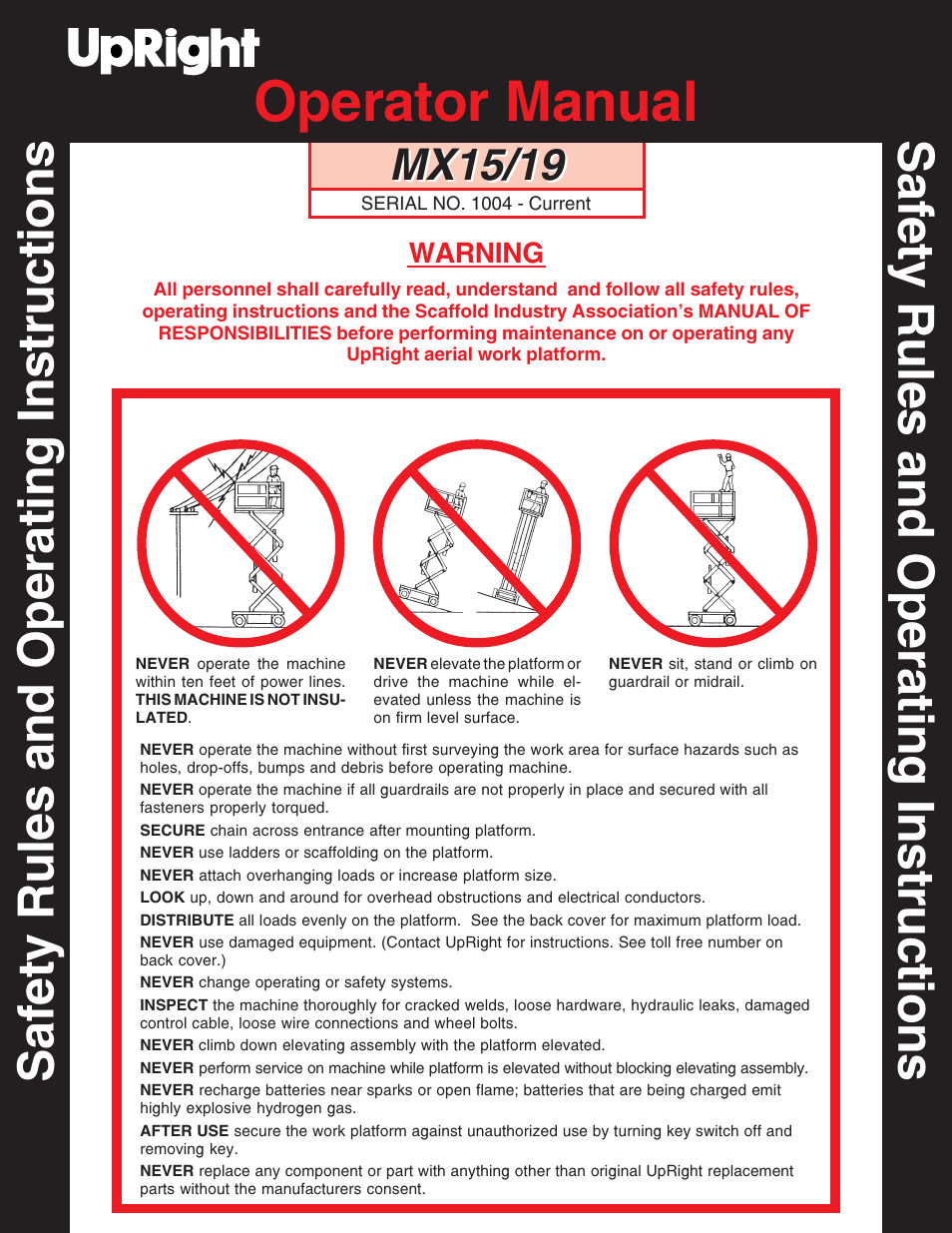 Snorkel MX19-sn1004-1599 User Manual | 8 pages
