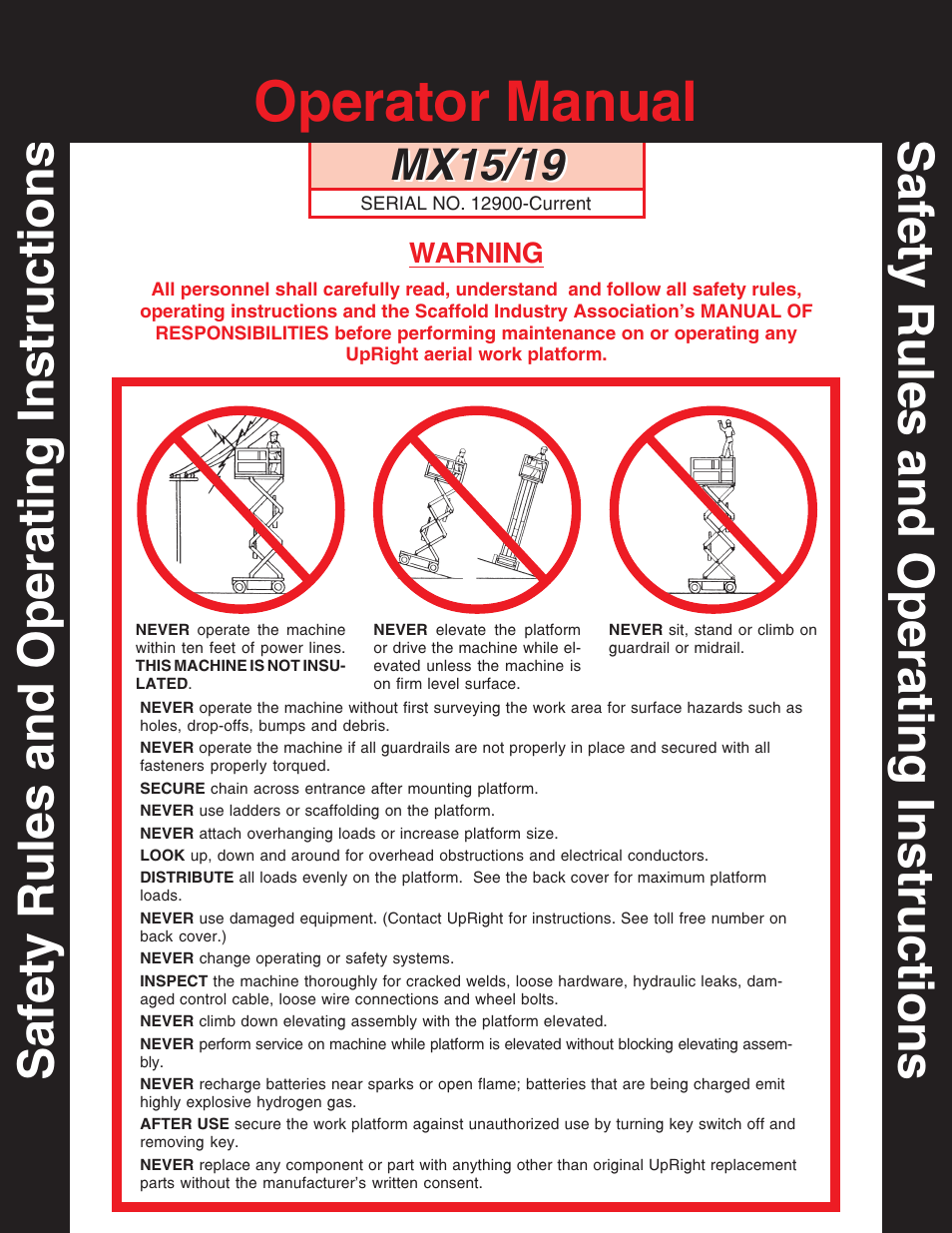 Snorkel MX19-sn12900-13999 User Manual | 8 pages