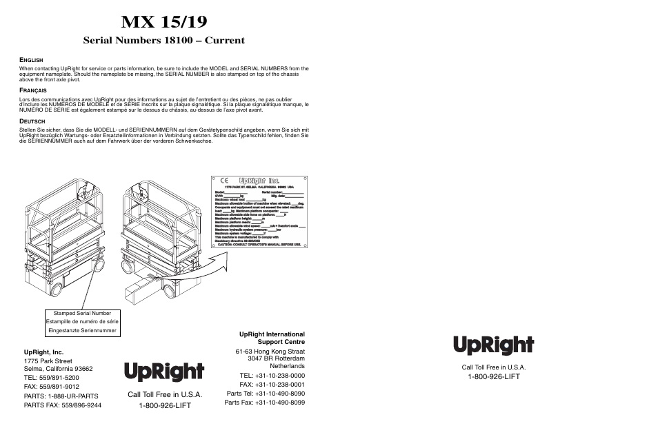 Mx 15/19 | Snorkel MX19-sn18100-19999 User Manual | Page 2 / 30