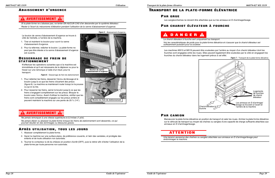Avertissement | Snorkel MX19-sn18100-19999 User Manual | Page 30 / 30