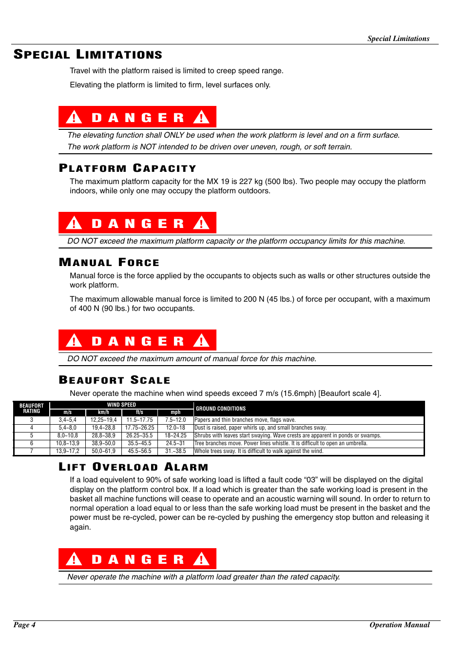 Pecial, Imitations | Snorkel MX19-sn5316+ User Manual | Page 7 / 20