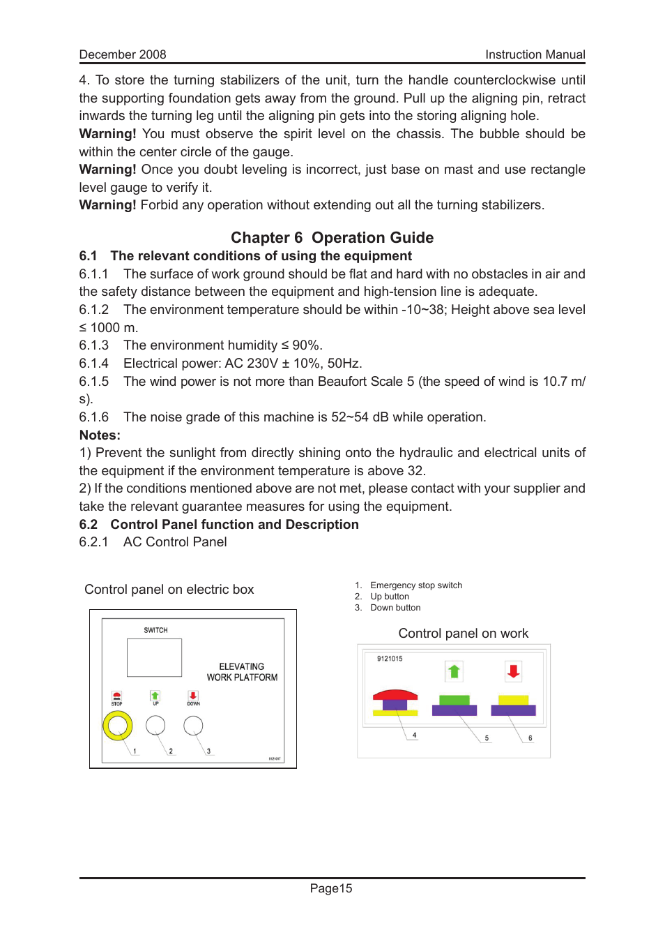 Chapter 6 operation guide | Snorkel PAM26-sn0001+ User Manual | Page 21 / 34