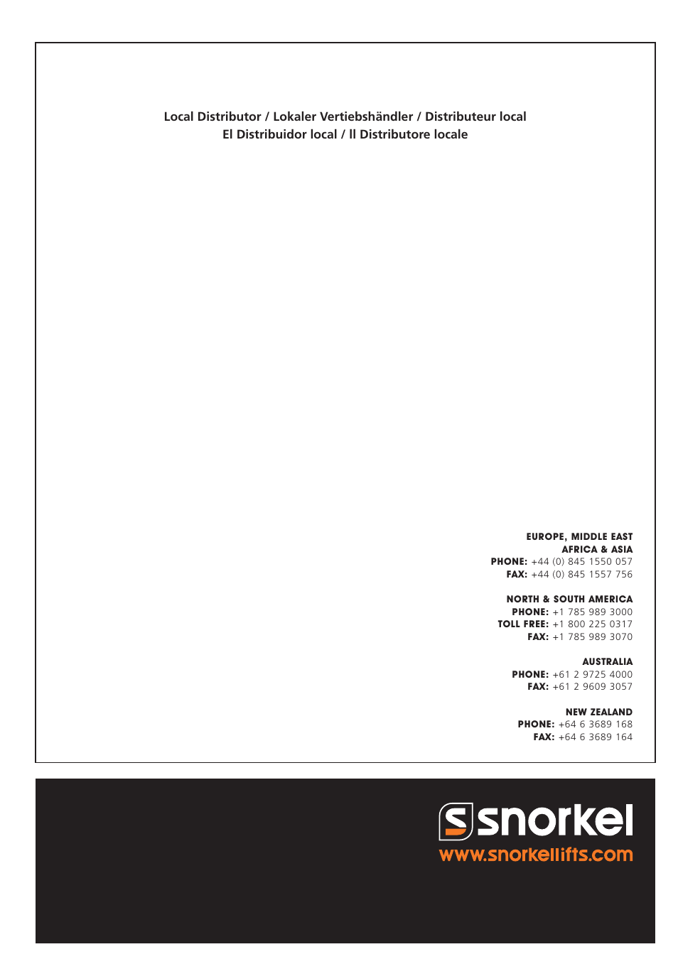 Snorkel PAM26-sn0001+ User Manual | Page 34 / 34
