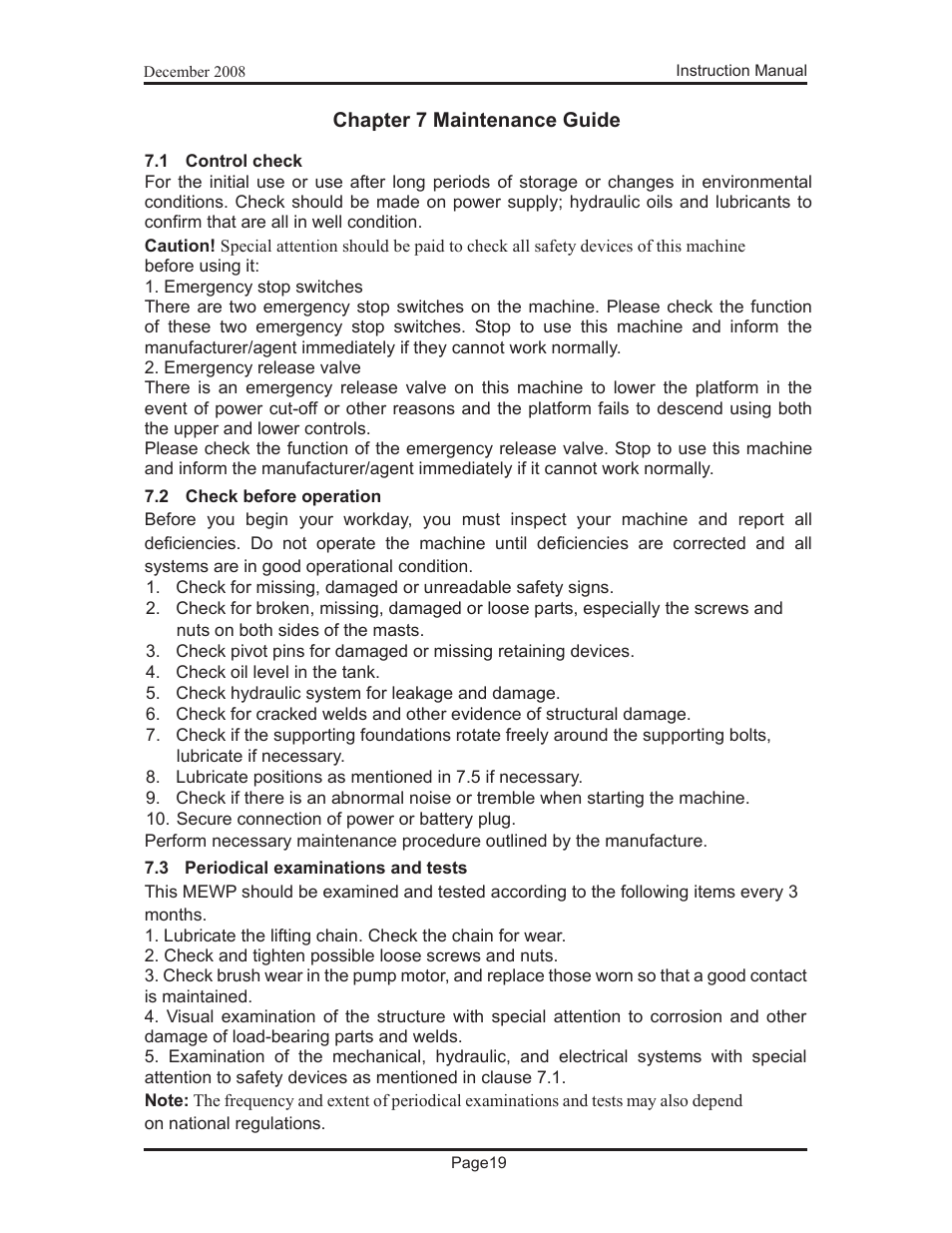 Snorkel PAM26-sn000001+ User Manual | Page 25 / 38