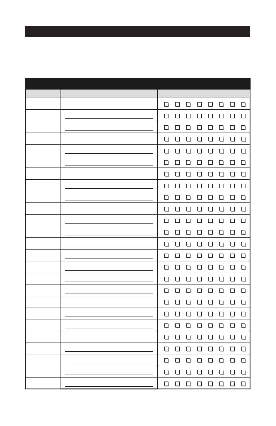 Sensor assignment template, Tables see templates, Pp-32 | Acme PP-32 User Manual | Page 94 / 100