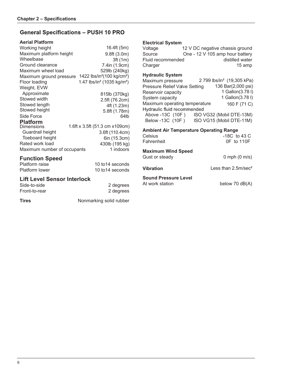 Snorkel PUSH 10 PRO-sn01-000050+ANSI User Manual | Page 10 / 52