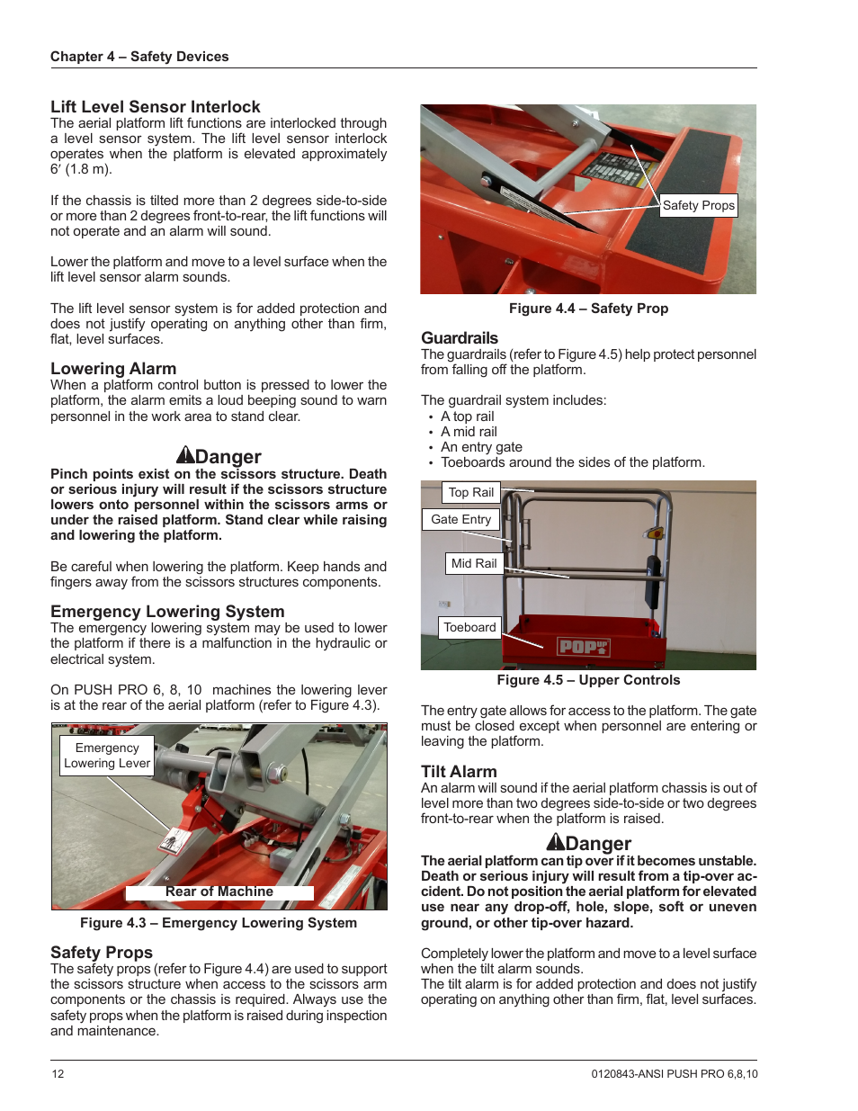 Danger | Snorkel PUSH 10 PRO-sn01-000050+ANSI User Manual | Page 16 / 52
