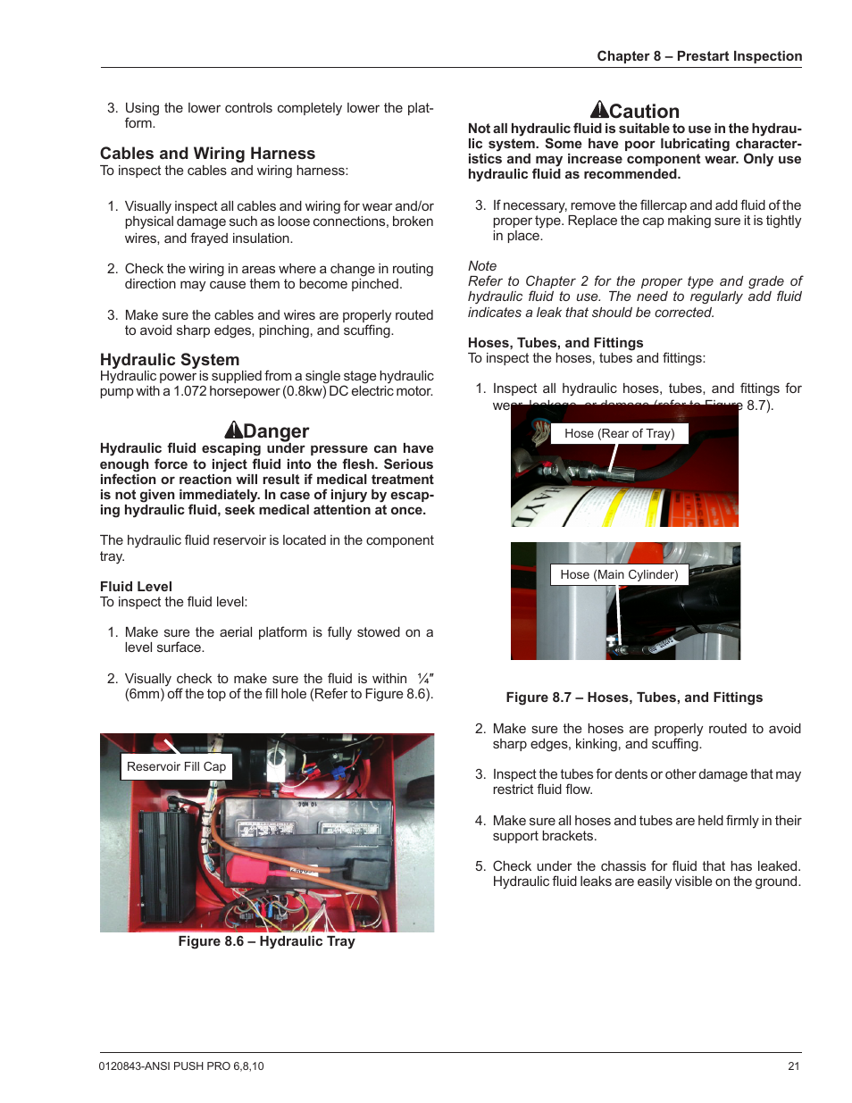 Caution, Danger | Snorkel PUSH 10 PRO-sn01-000050+ANSI User Manual | Page 25 / 52