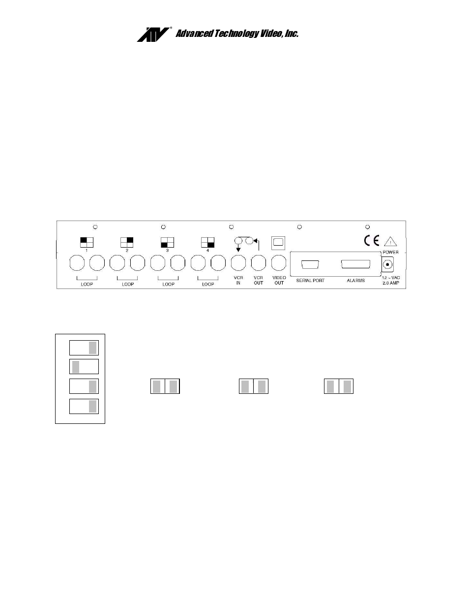 Advanced technology video, inc | Advanced Global Technology QSP-660 User Manual | Page 5 / 22