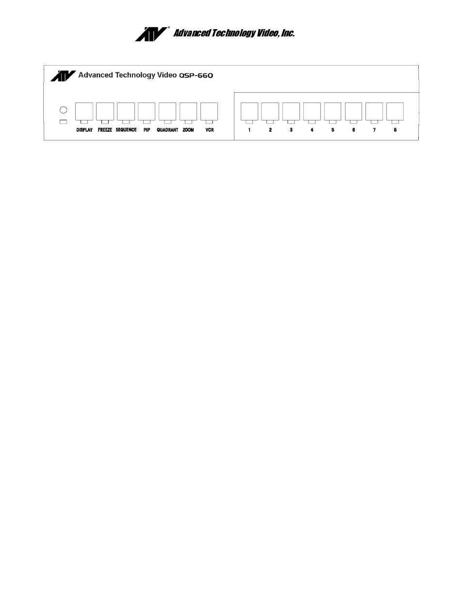 Advanced Global Technology QSP-660 User Manual | Page 6 / 22