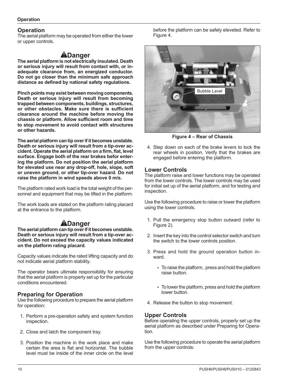 Danger | Snorkel PUSH10 User Manual | Page 12 / 22