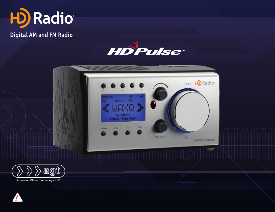 Advanced Global Technology AGT HD Pulse HDT200 User Manual | 36 pages