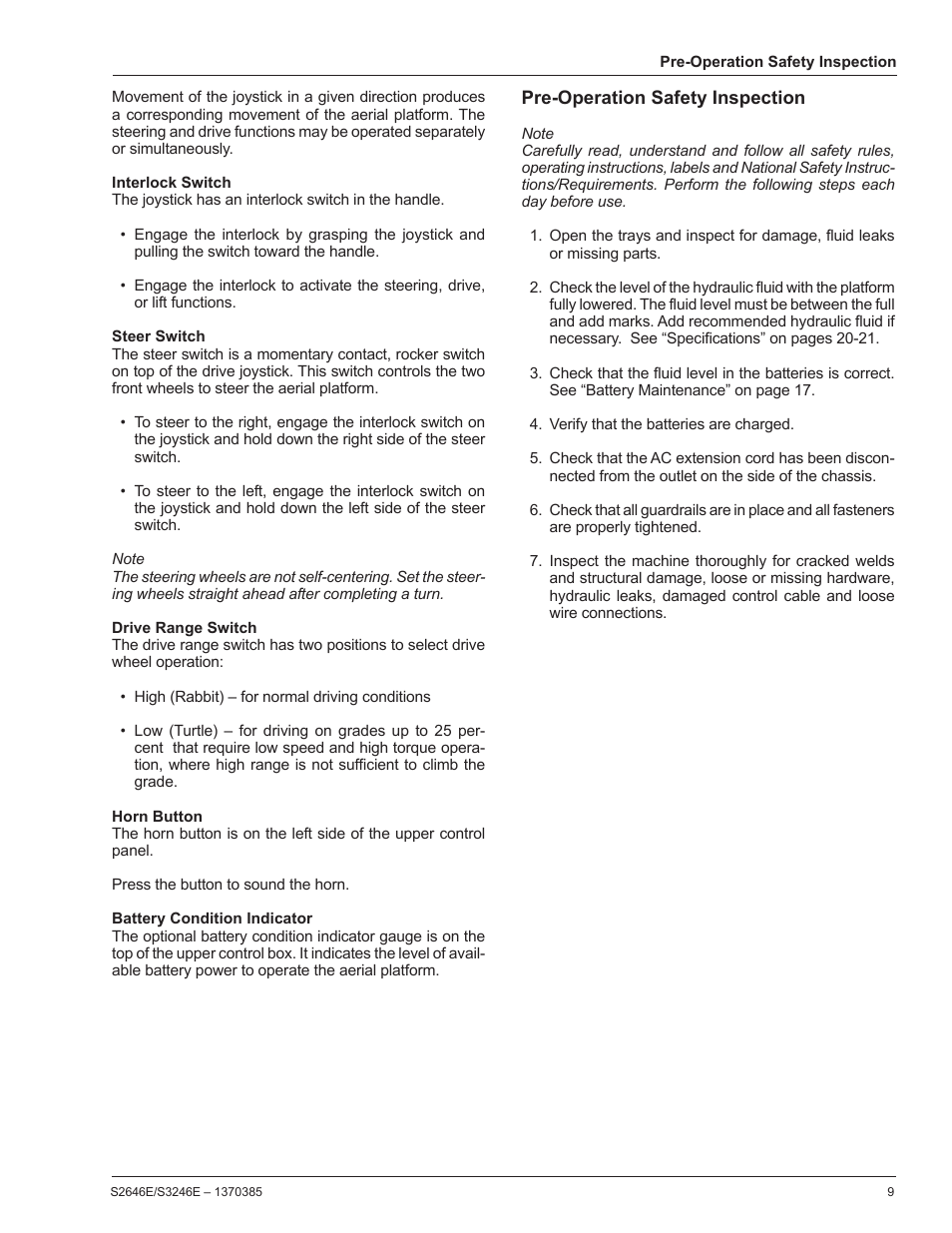 Snorkel S3246E User Manual | Page 11 / 26