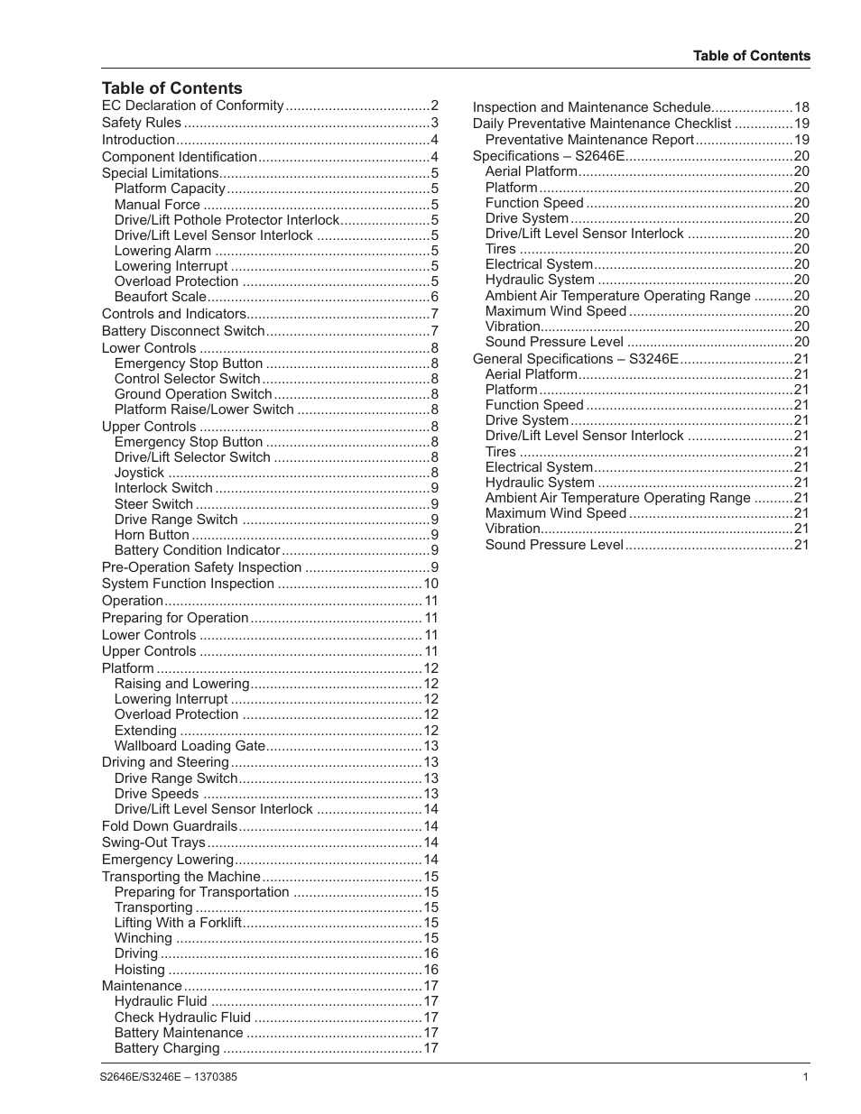 Snorkel S3246E User Manual | Page 3 / 26