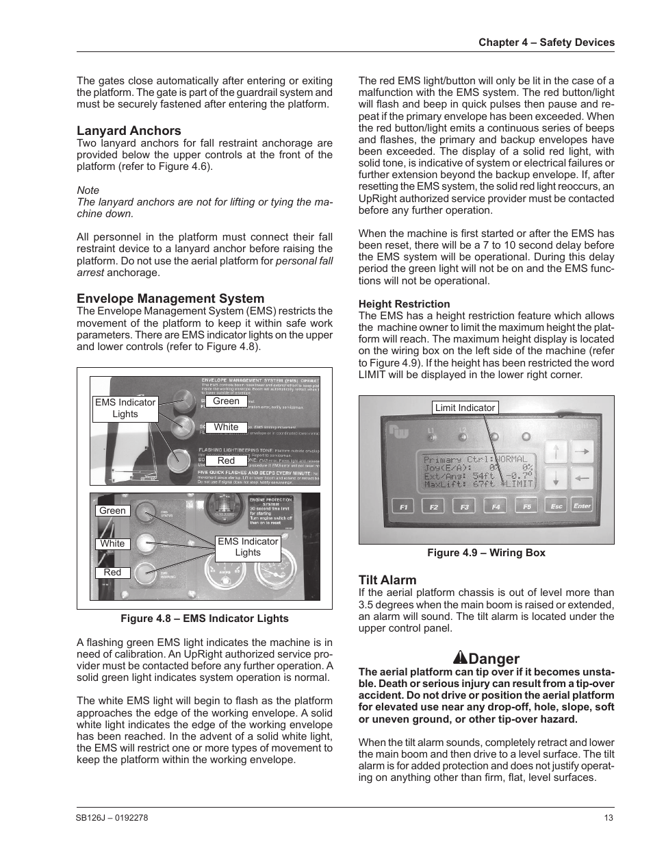Danger | Snorkel SB126J User Manual | Page 19 / 72