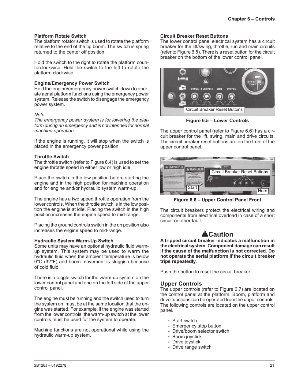 Caution | Snorkel SB126J User Manual | Page 27 / 72