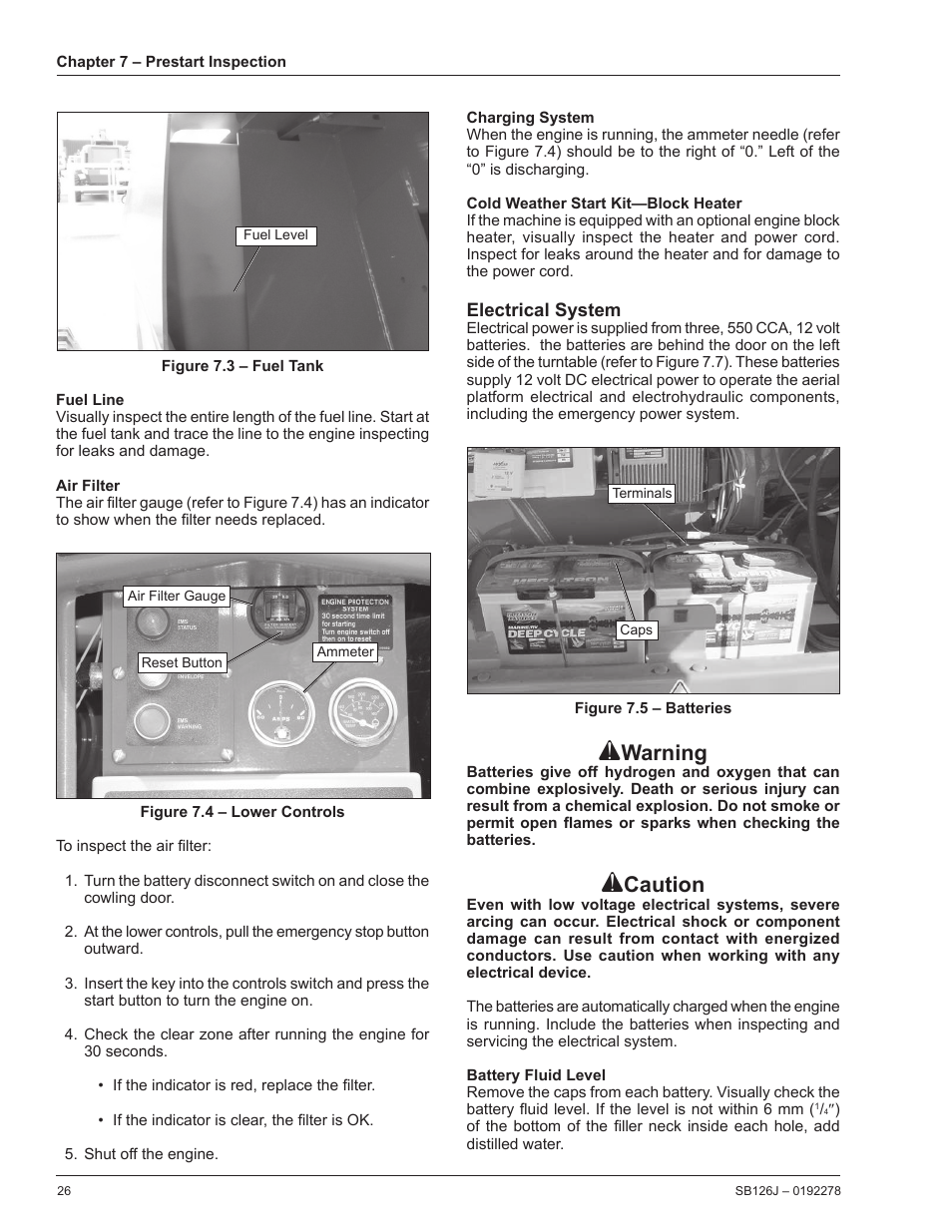 Warning, Caution | Snorkel SB126J User Manual | Page 32 / 72
