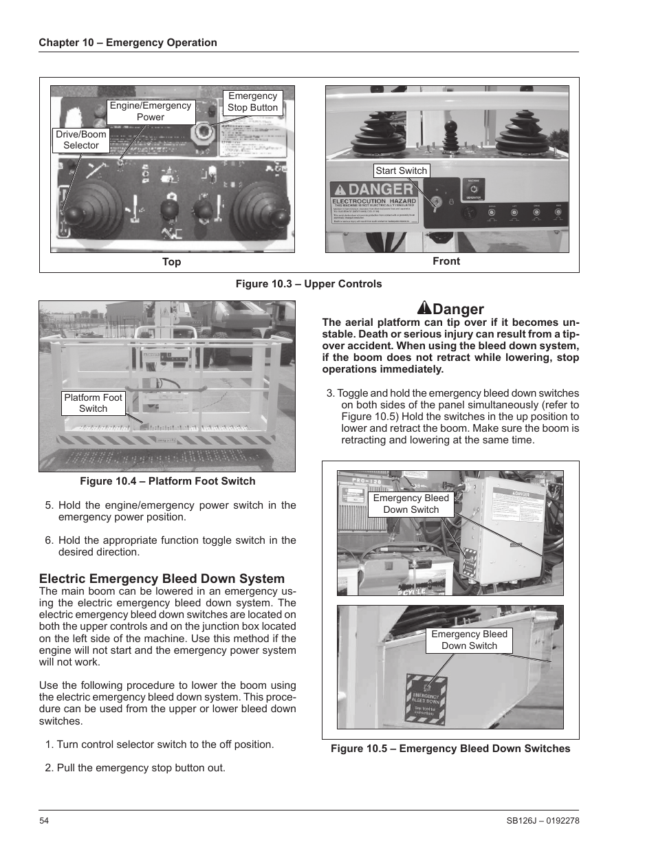 Danger | Snorkel SB126J User Manual | Page 60 / 72
