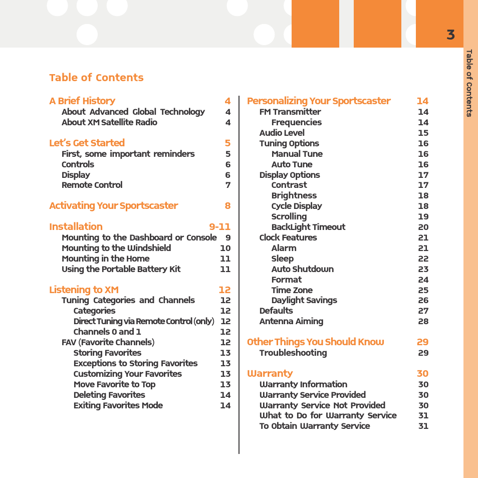 Advanced Global Technology RR101 User Manual | Page 3 / 33