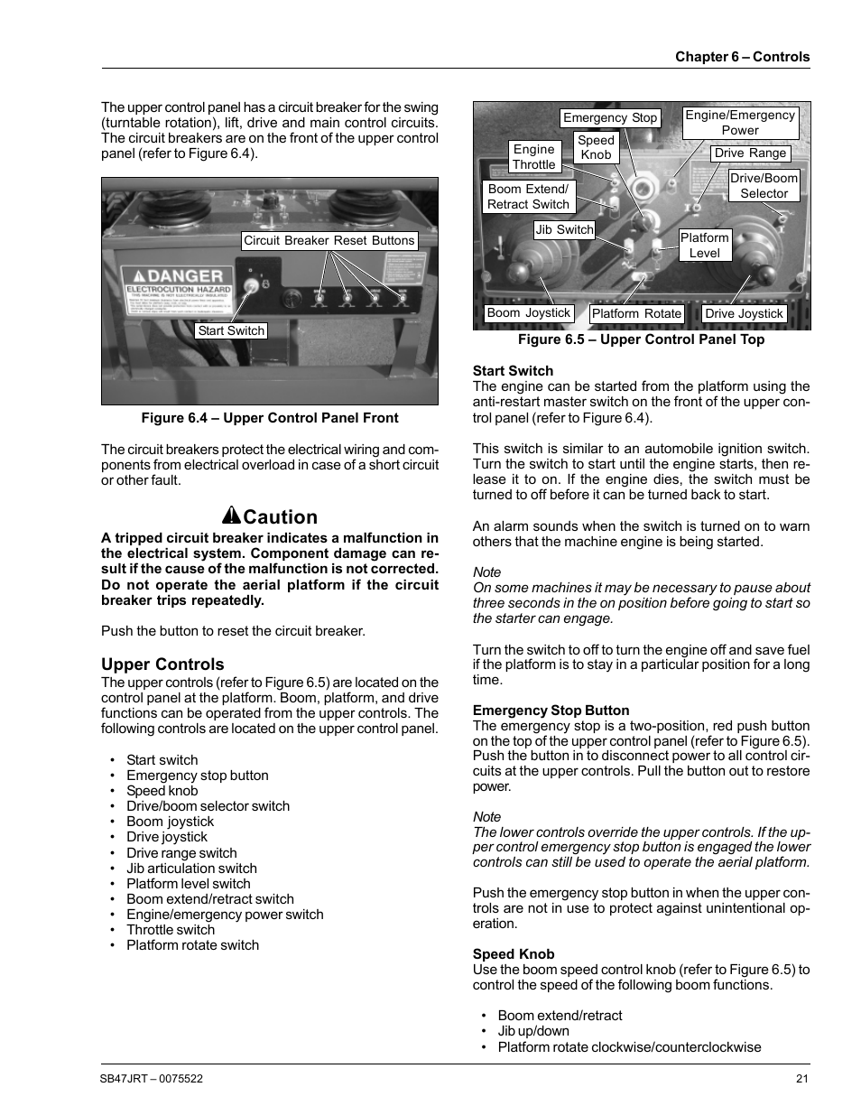 Caution | Snorkel SB47JRT User Manual | Page 27 / 68