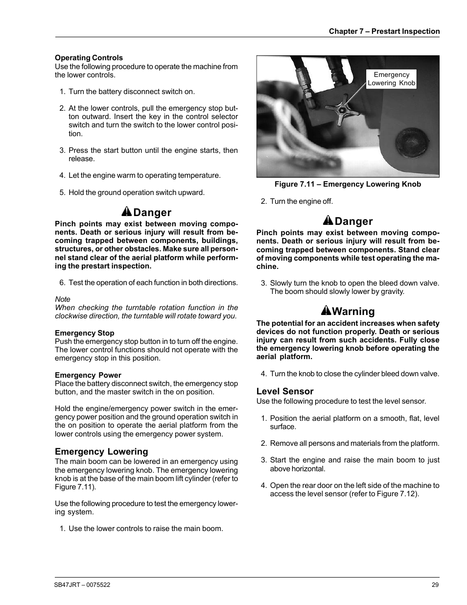 Danger, Warning | Snorkel SB47JRT User Manual | Page 35 / 68