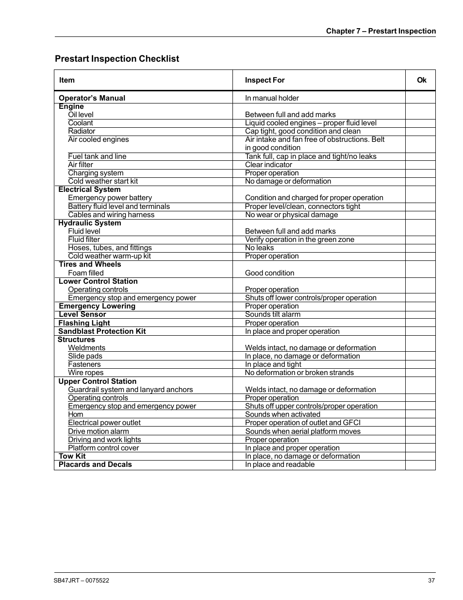 Snorkel SB47JRT User Manual | Page 43 / 68