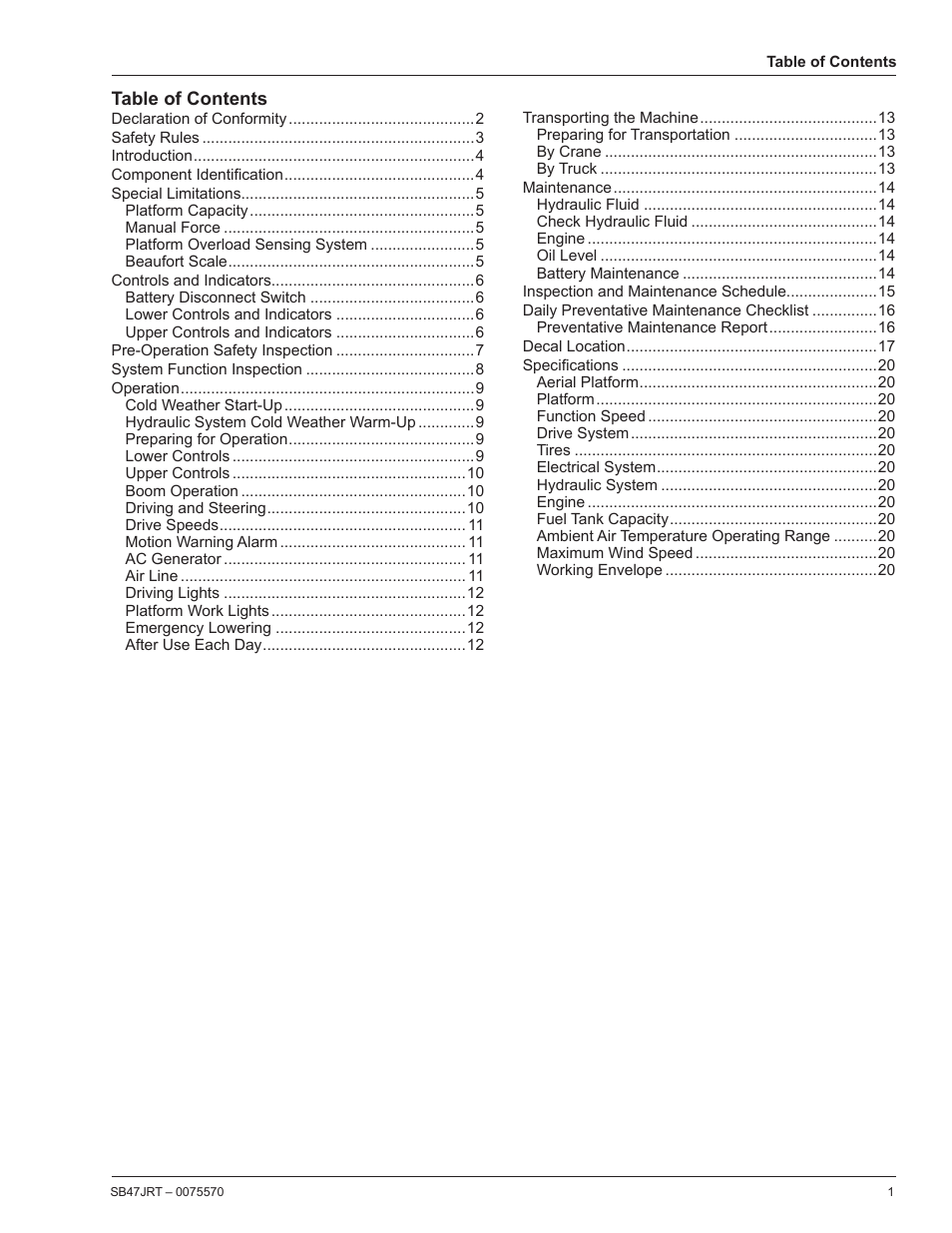 Snorkel SB47JRT-sn10000+ User Manual | Page 3 / 24