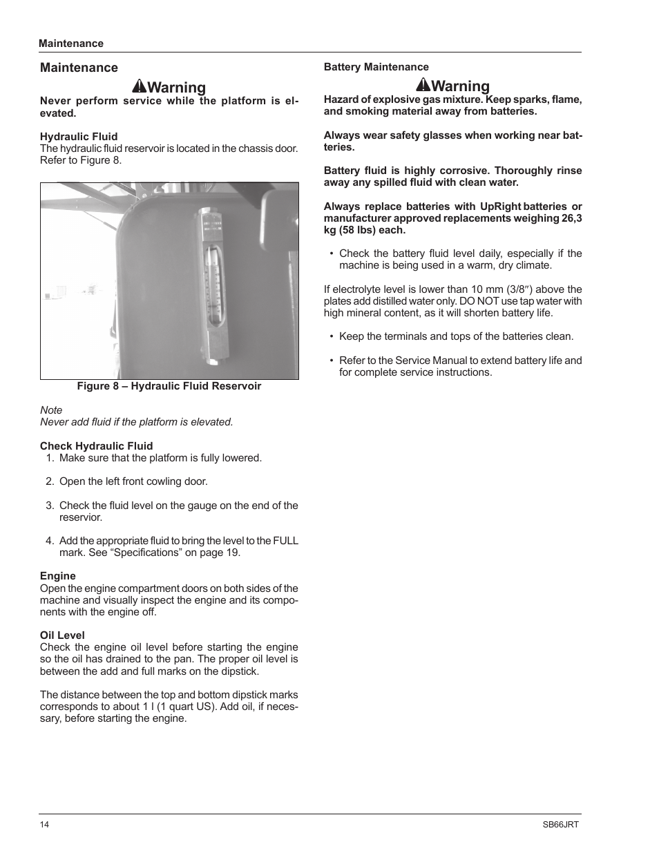 Warning | Snorkel SB66JRT-sn1000-10031 User Manual | Page 16 / 24