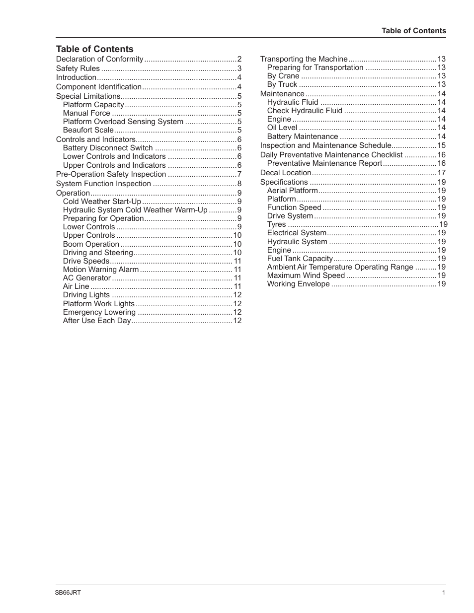 Snorkel SB66JRT-sn1000-10031 User Manual | Page 3 / 24