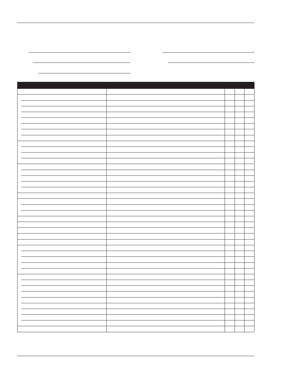 Daily preventative maintenance checklist | Snorkel SB66JRT-sn10032+ User Manual | Page 18 / 24