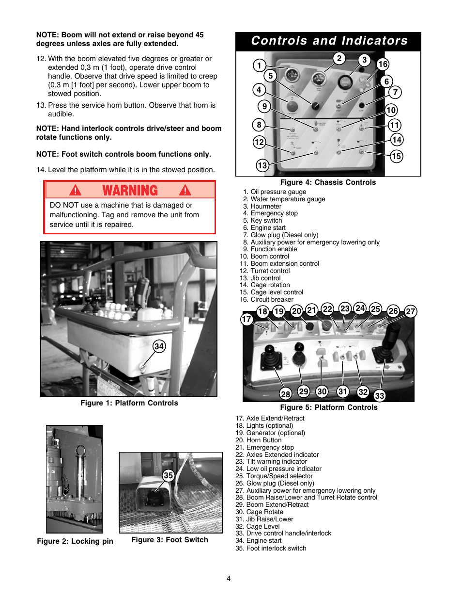 Controls and indicators | Snorkel SB80 User Manual | Page 4 / 50
