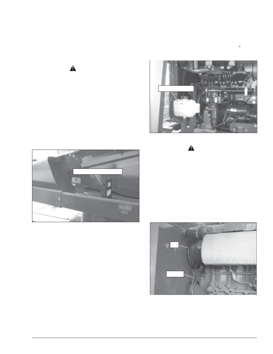 Warning, Chapter 7 – prestart inspection, Caution | Snorkel SB85J User Manual | Page 31 / 70