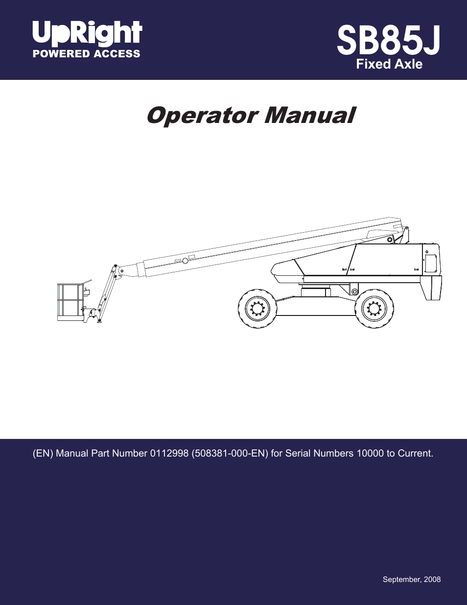 Snorkel SB85J-sn10000+ User Manual | 26 pages