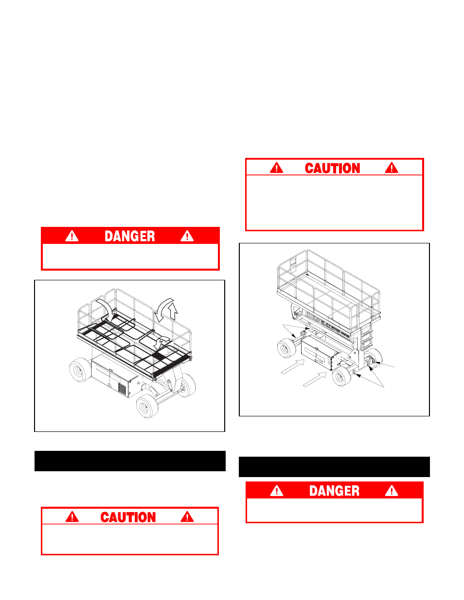 Maintenance, Erection procedure, By crane | By truck, Transporting work platform by forklift | Snorkel SL30N Bi-Energy-sn13300+ User Manual | Page 5 / 12