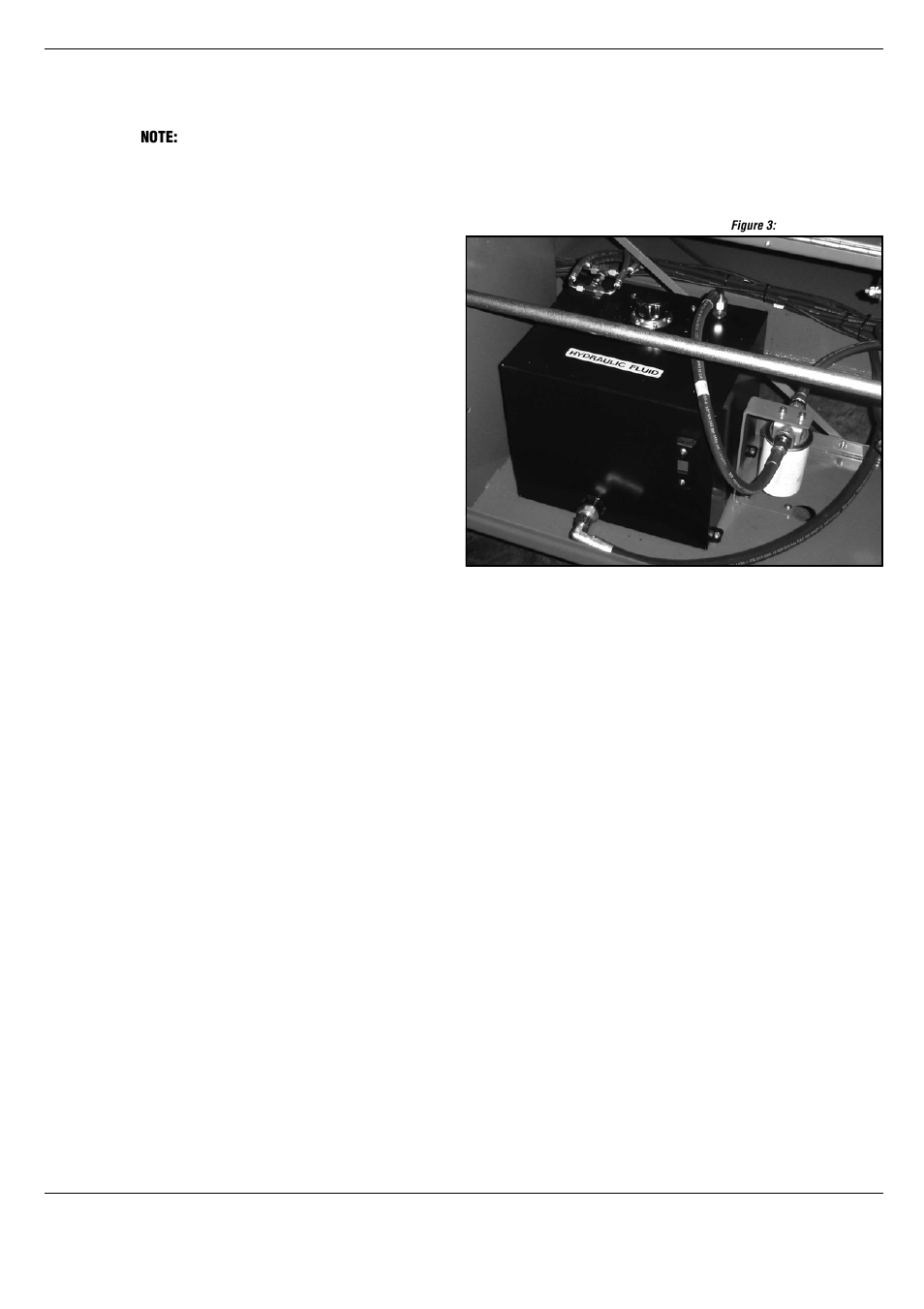 Inspección de seguridad previa al funcionamiento, Figure 3: tanque hidráulico | Snorkel SL30SL-sn50001+ User Manual | Page 70 / 104