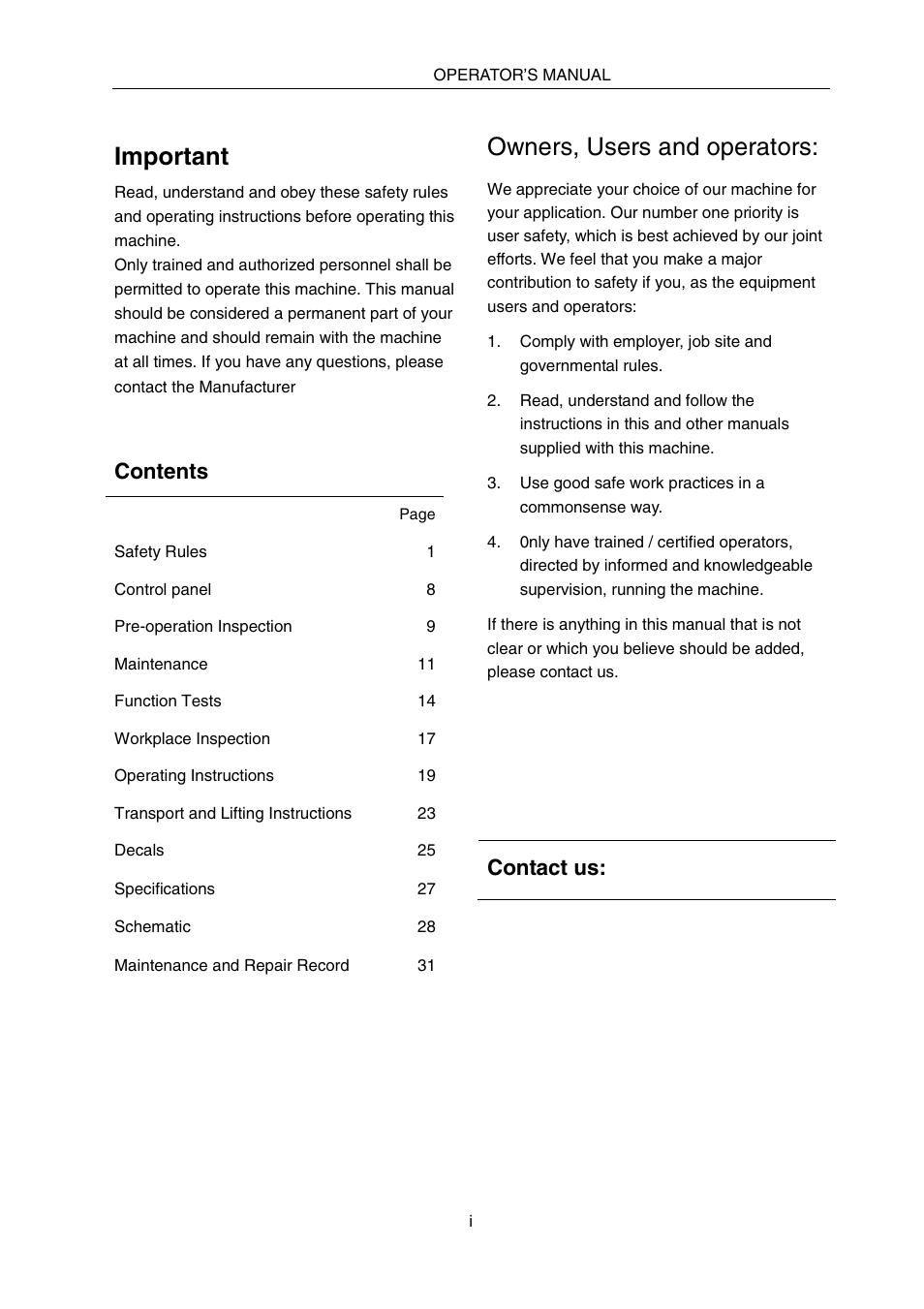 Snorkel SPX10 User Manual | Page 4 / 38