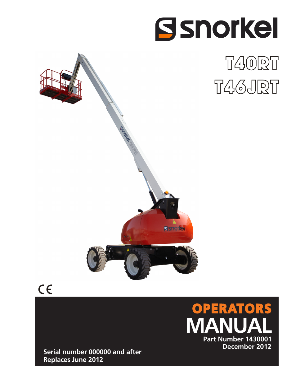 Snorkel T46JRT User Manual | 30 pages
