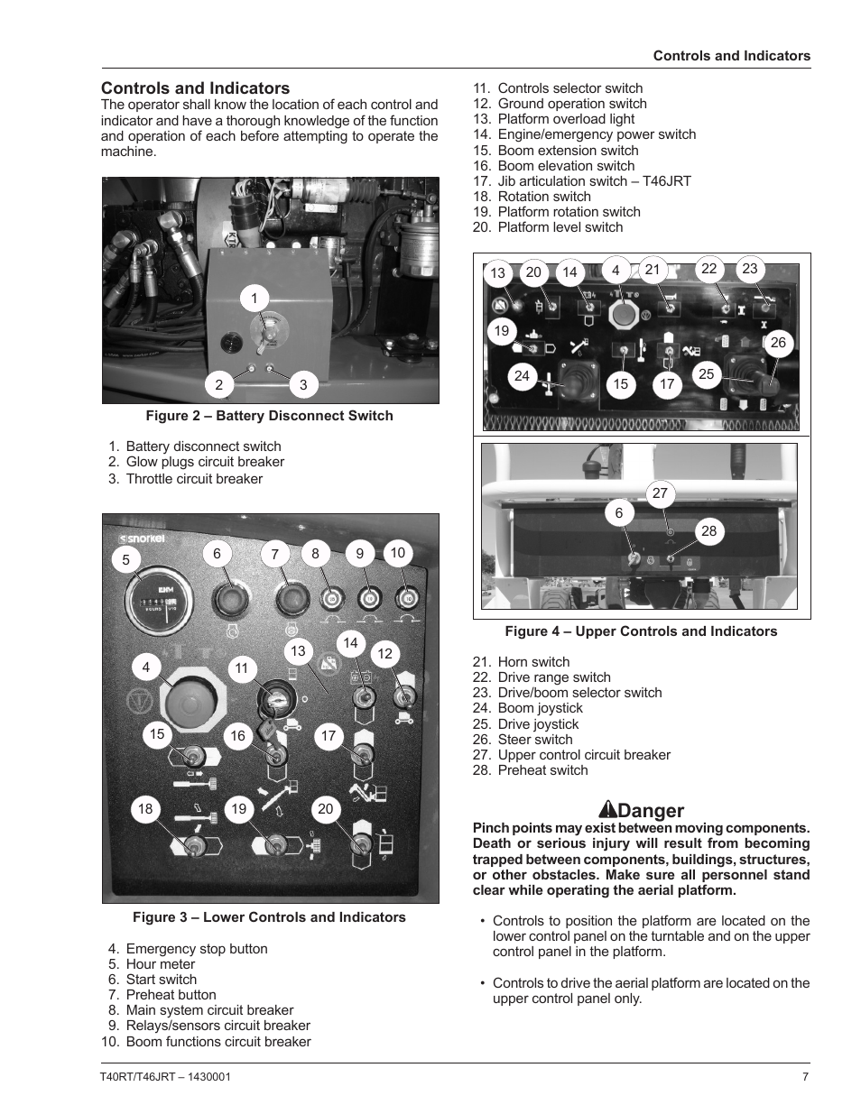 Danger | Snorkel T46JRT User Manual | Page 9 / 30