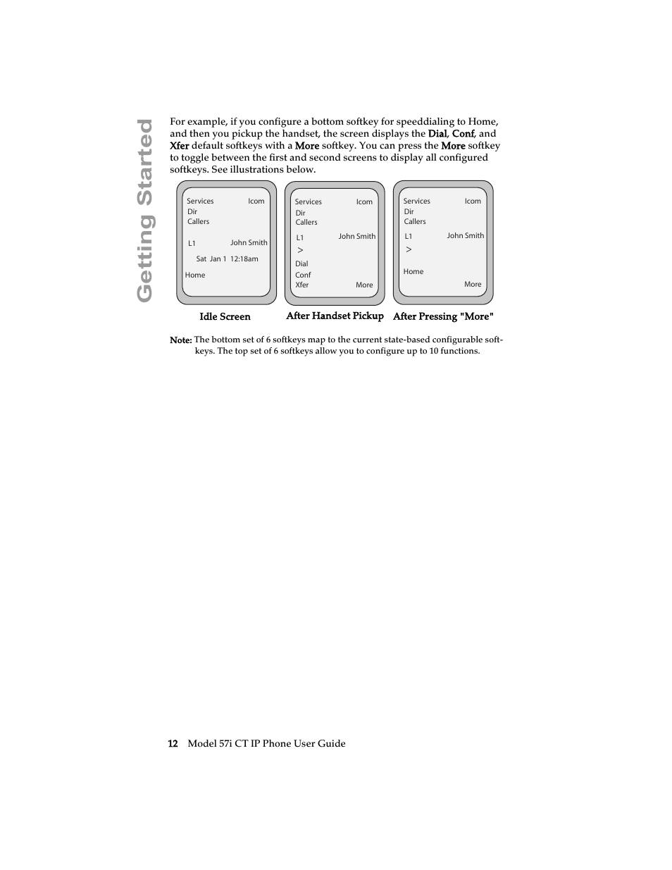 Getting started | Aastra Telecom 57i CT IP Phone User Manual | Page 20 / 166