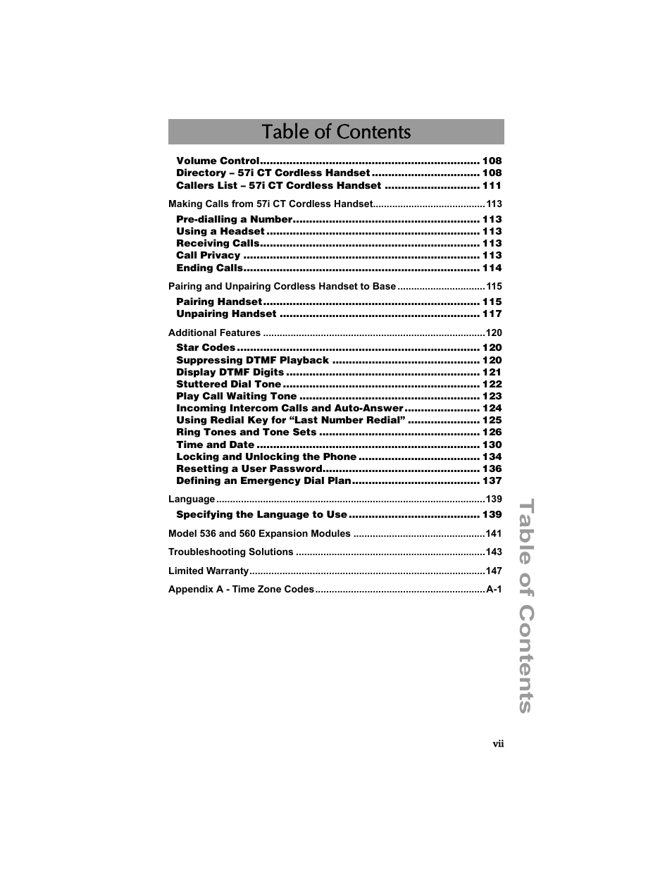 Aastra Telecom 57i CT IP Phone User Manual | Page 7 / 166