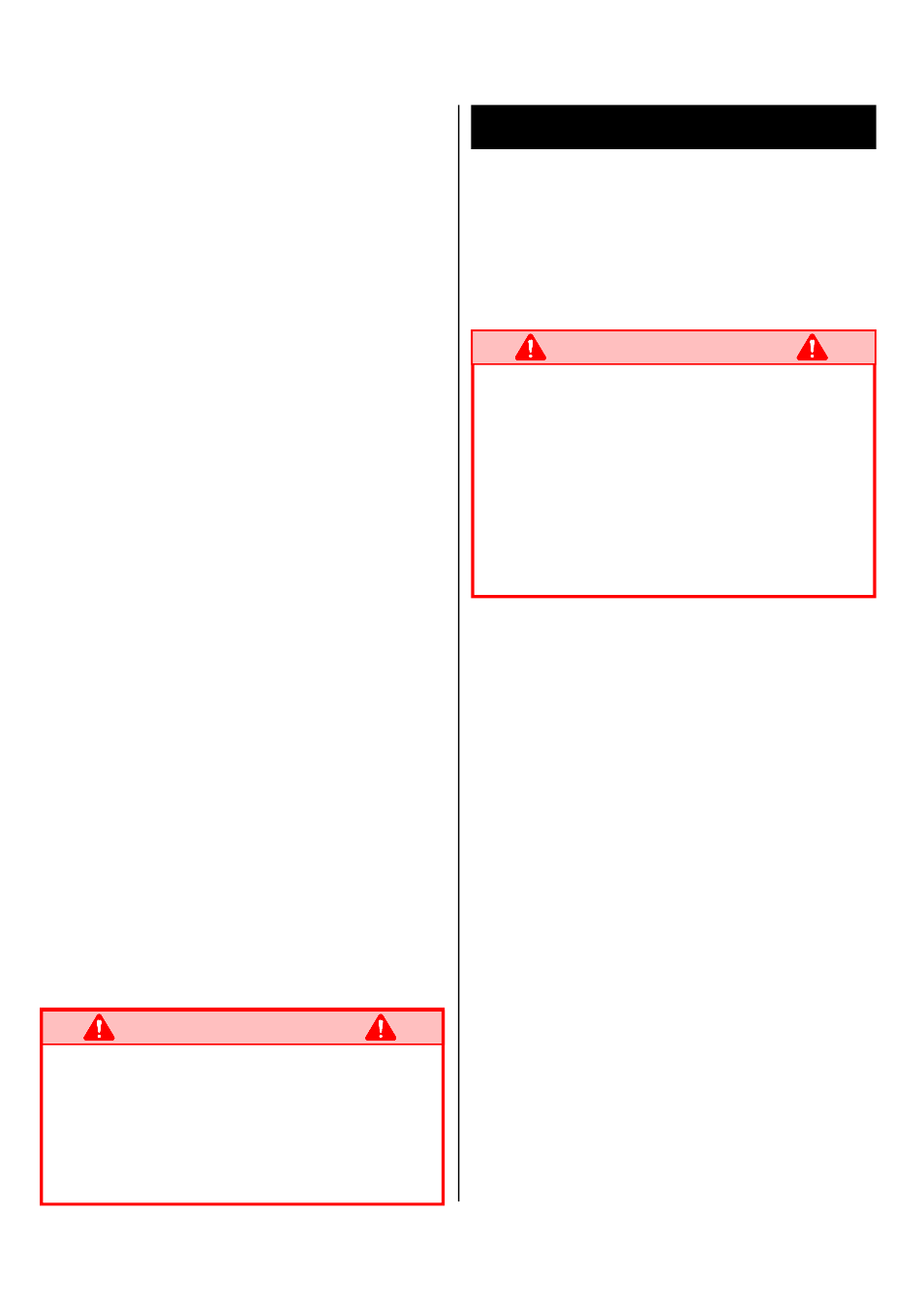 Warning, Operation | Snorkel TL33-sn1001-1946 User Manual | Page 3 / 16