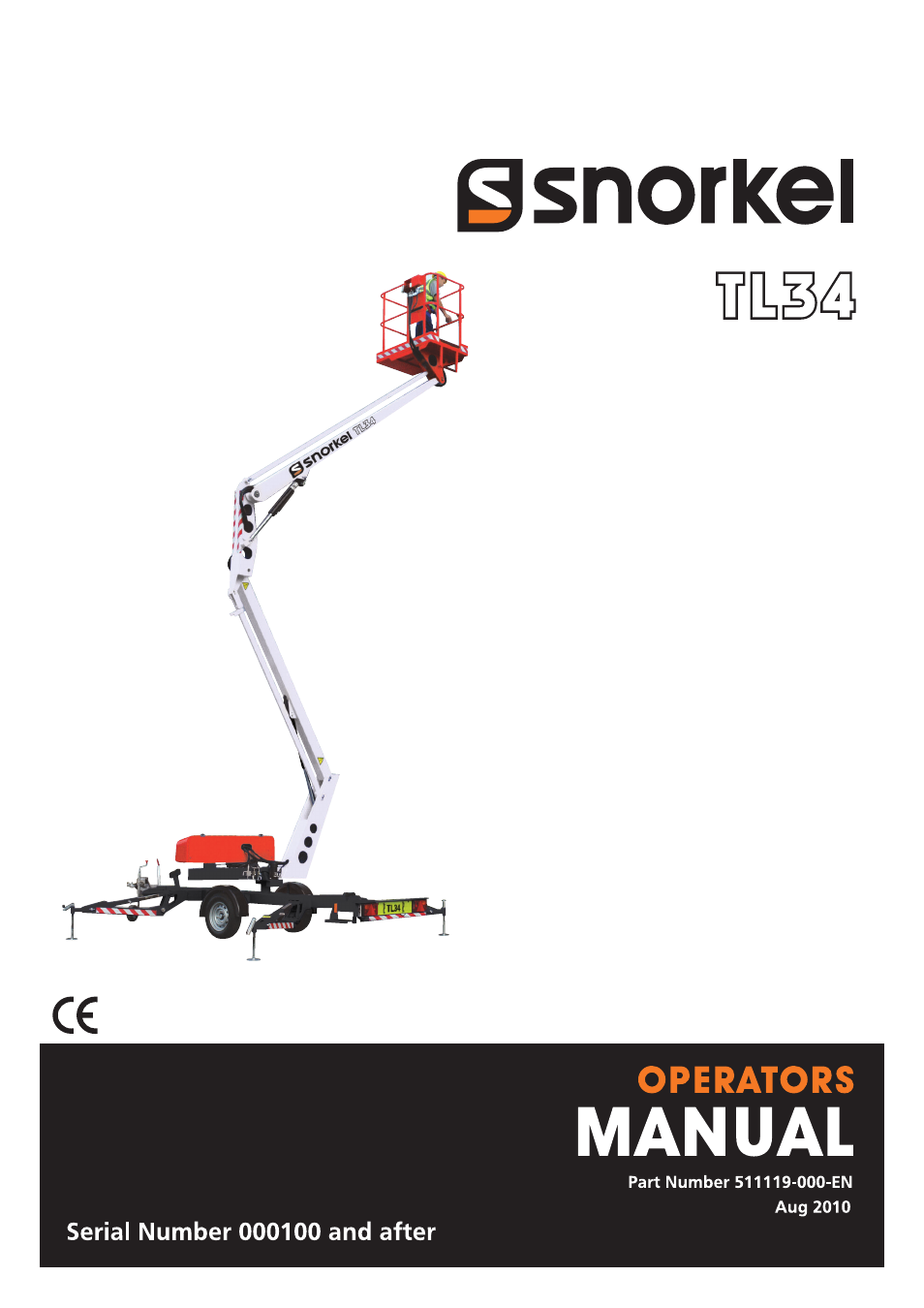 Snorkel TL34-sn100+ User Manual | 34 pages