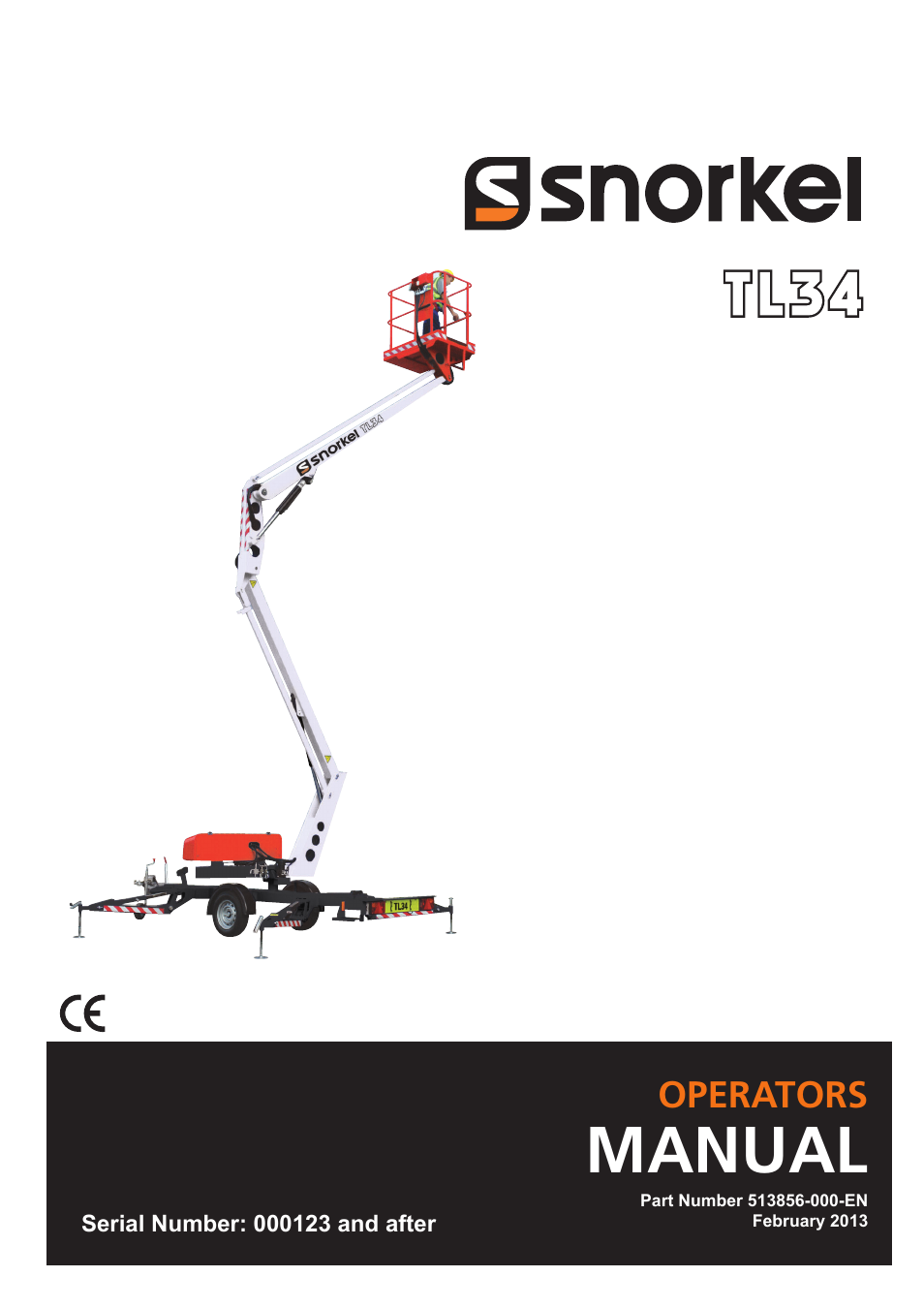 Snorkel TL34-01-sn000123+ User Manual | 34 pages