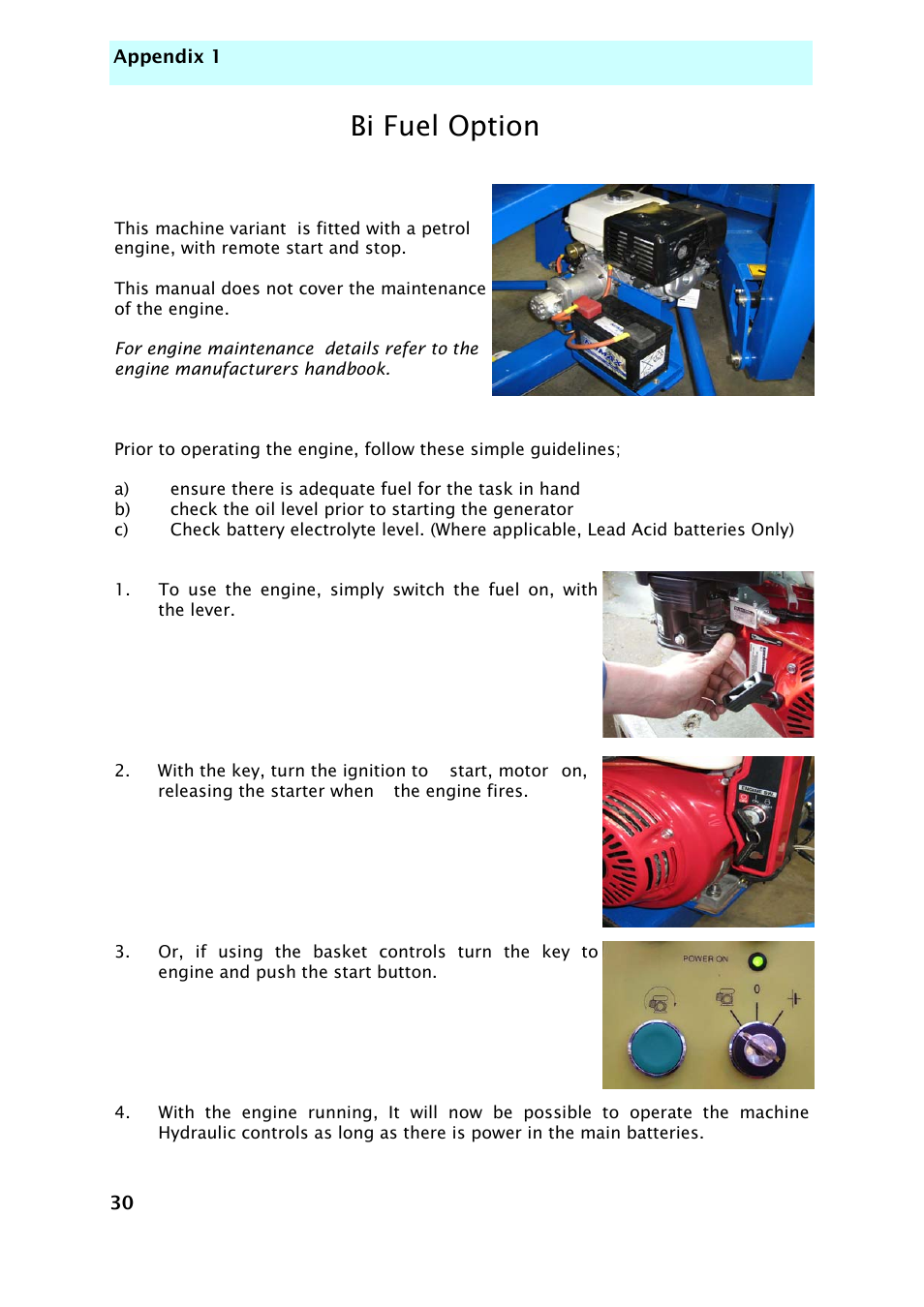Bi fuel option | Snorkel TL37-sn7000+V-2 User Manual | Page 34 / 174
