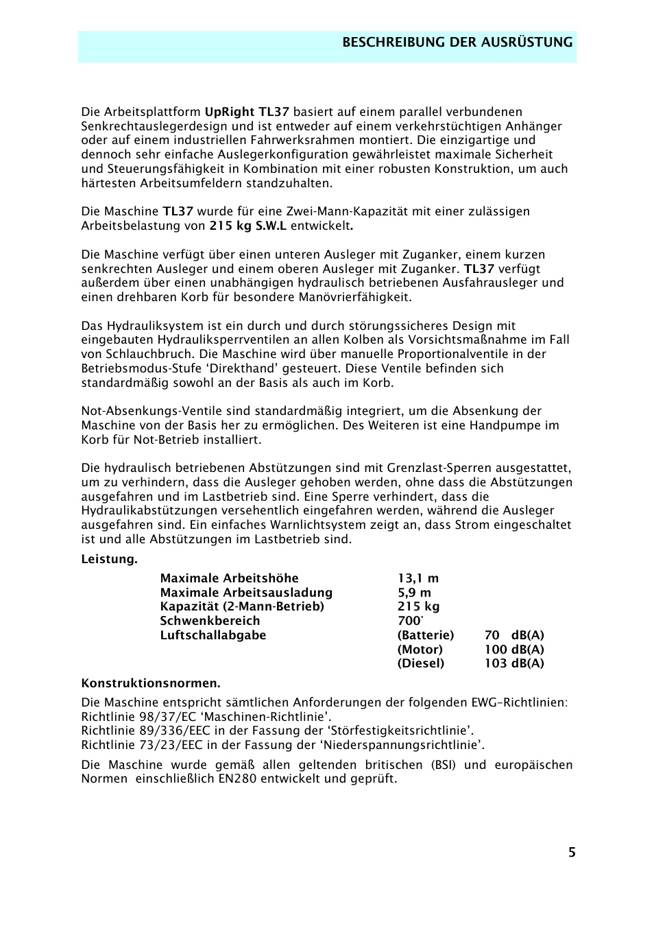 Snorkel TL37-sn7000+V-2 User Manual | Page 43 / 174