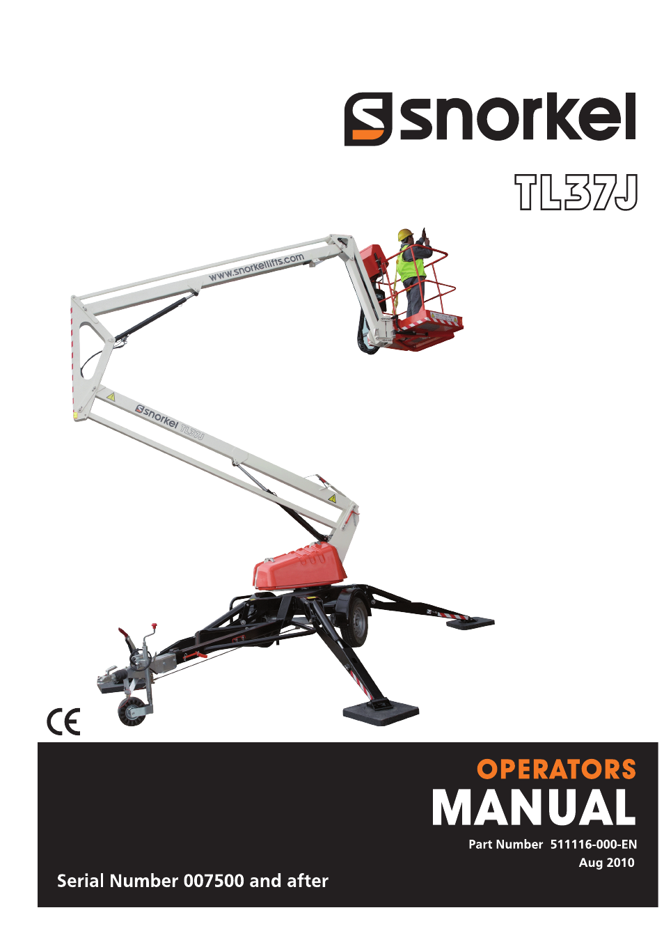 Snorkel TL37J-sn7500 User Manual | 38 pages